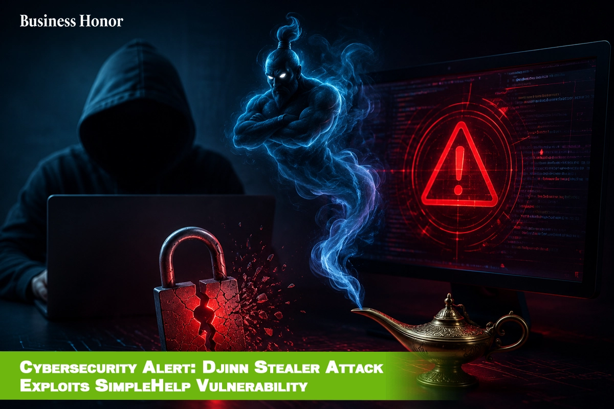  Cybersecurity Alert: Djinn Stealer Attack Exploits SimpleHelp Vulnerability 